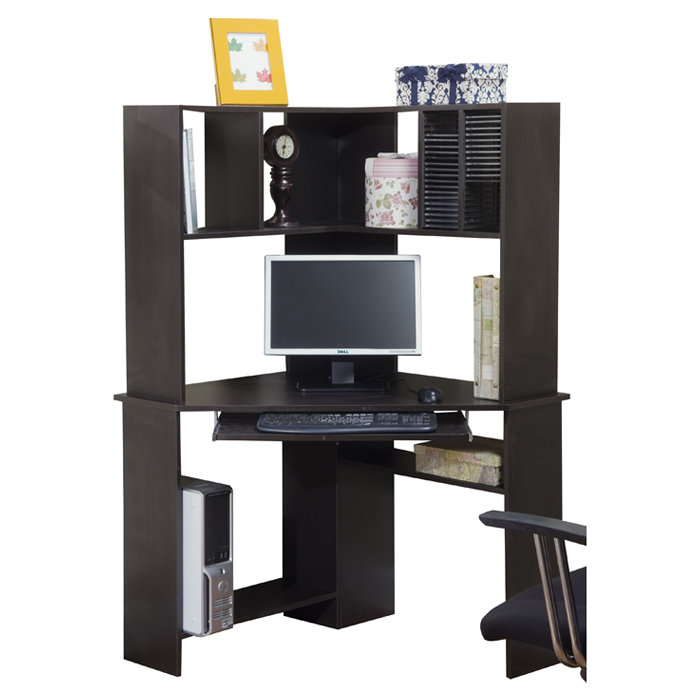 Corner Computer Desk With Hutch Bathroom Storage Over Toilet